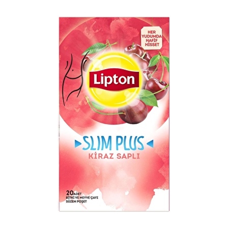 Lipton Slim Plus Kiraz Saplı 20'li 36 G