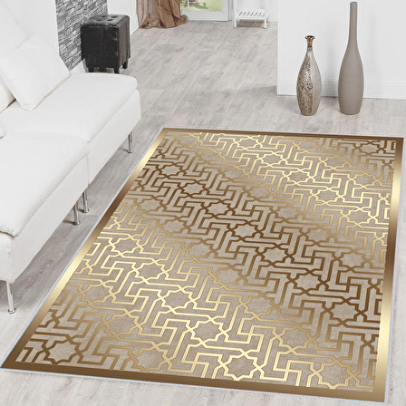 Dijital Baskı Yıkanabilir Kaymaz Taban Salon Halısı Ve Yolluk RVG0314-SD722