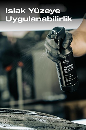 Nasiol Rapidshine Araçlar İçin Hızlı Nano Detailer Spreyi 500 Ml