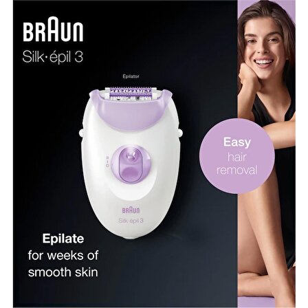 Braun Silk Epil 3 3170 SoftPerfection Işıklı Epilatör