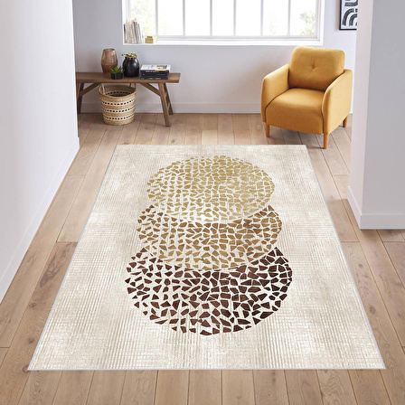Dijital Baskı Yıkanabilir Kaymaz Taban Salon Halısı Ve Yolluk RVG1903-SD800