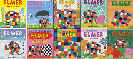 Elmer Serisi (10 Çeşit-50 Kitap)