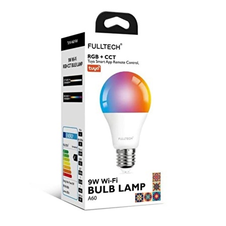 Fulltech Akıllı RGB LED Lamba Ampul | WiFi Tuya Destekli, 800 Lümen Akıllı Kontrol Bulb LAMB