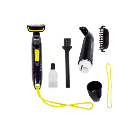 Aprilla Islak - Kuru Çok Amaçlı Tıraş Makinesi Sarı - Siyah