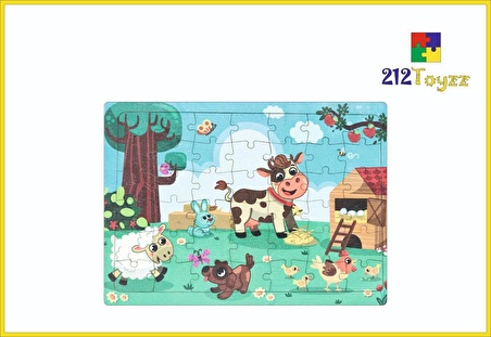 Ahşap Türkçe 3 ’lü Set Eğitici öğretici çiftlik Hayvanları.-deniz hayvanları-koyun puzzle