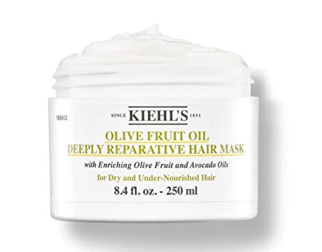 Kiehl's Olive Fruit Oil Deeply Repairative Hair Pak 250 ML Saç Maskesi 