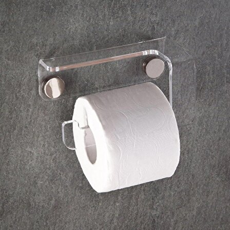 Pleksi Tuvalet Kağıtlığı Tuvalet Kağıdı Standı Tutacağı Askısı