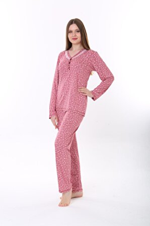 Etoile Bambu Uzun Kol Kadın Pijama Takımı