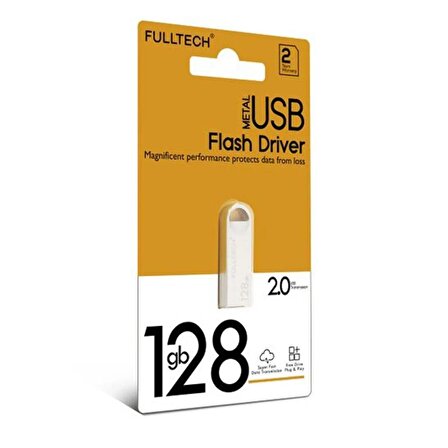 Fulltech 128GB Metal USB Flash Bellek - Süper Hızlı TGFD12
