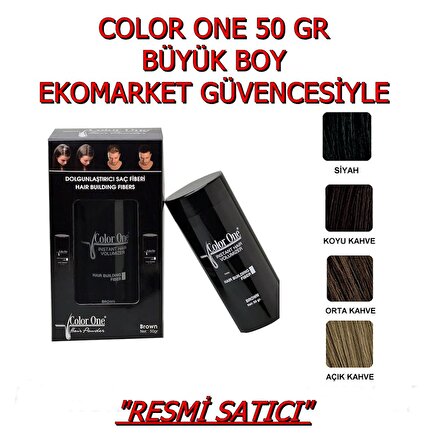 Color One Saç Dolgunlaştırıcı Topik Pudra  50gr-Siyah