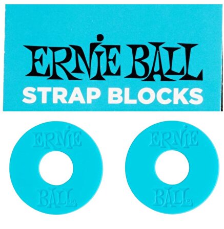 Ernie Ball P05619 2 Adet Strap Blocks Mavi