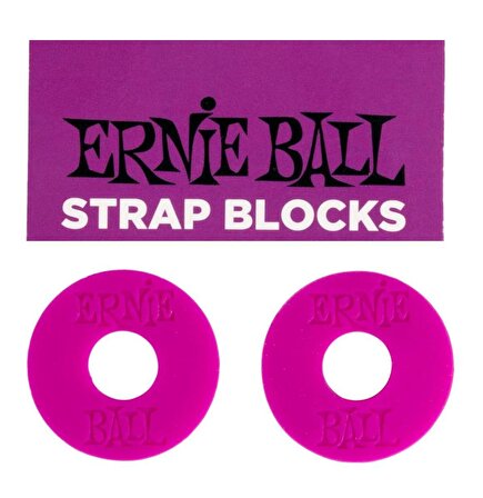 Ernıe Ball P05618 2 Adet Strap Blocks Purple