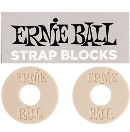 Ernie Ball P05625 2 Adet Strap Blocks Gri 2 Adet