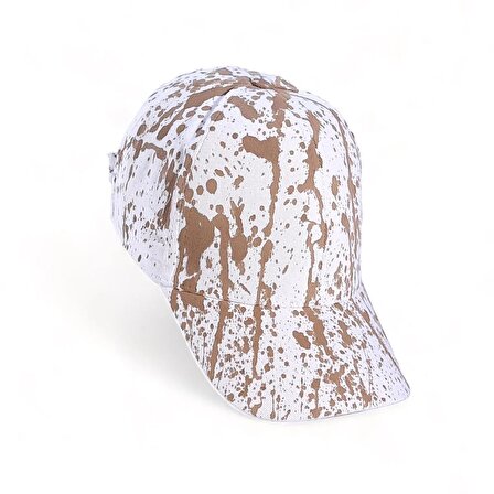 Benzersiz Kahverengi Boyalı El Yapımı Beyzbol Şapkası 1-C Brown
