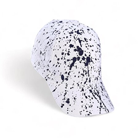 Benzersiz Siyah Boyalı El Yapımı Beyzbol Şapkası 1-C Black