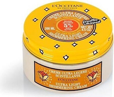 L'Occitane Shea Golden Latte Shimmering Cream - Shea Golden Latte Vücut Kremi 200 ml