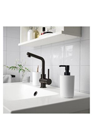 IKEA Storavan Banyo Aksesuar Seti - Sıvı Sabunluk - Katı Sabunluk - Diş Fırçalık