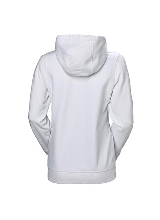 Helly Hansen Hh W Hh Logo Hoodie Kapüşonlu Normal Kalıp Beyaz Kadın Sweatshirt
