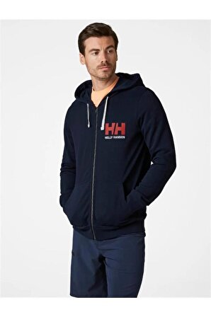 Helly Hansen Hh Hh Logo Full Zip Hoodie Erkek Kapüşonlu Tam Fermuarlı Sweatshirt HHA.34163-597