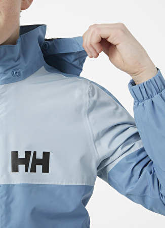 Helly Hansen Mavi Erkek Çocuk Kapüşonlu Uzun Kollu Kayak Montu HHA.41728-HHA.625  JR LEVEL JACKET