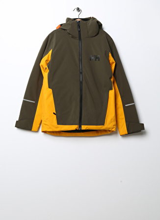 Helly Hansen Yeşil Erkek Çocuk Kapüşonlu   Kayak Montu HHA.41763-HHA.431  JR QUEST JACKET