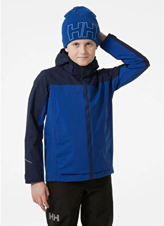 Helly Hansen Koyu Mavi Erkek Çocuk Uzun Kollu Yağmurluk DEEP FJORD JR SOGNDAL JACKET