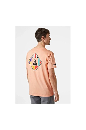 Helly Hansen SHORELINE T-SHIRT 2.0 Pembe Erkek Tshirt