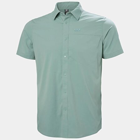 Helly Hansen Tofino Solen Short Sleeve Shirt Erkek Kısa Kollu Gömlek 63204-489 Yeşil