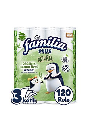 Familia Plus Natural Tuvalet Kağıdı 40'lı X 3 Paket