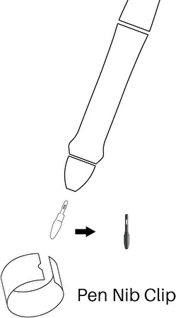 Artisul Pilsiz Stylus P58B/P59 için Kalem Ucu N05