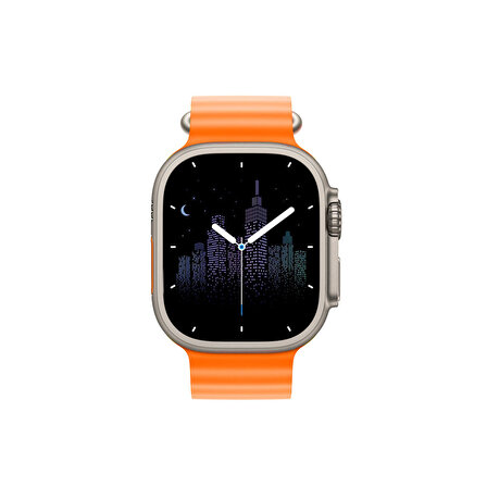 Schitec Watch 8 Pro Max Turuncu Akıllı Saat