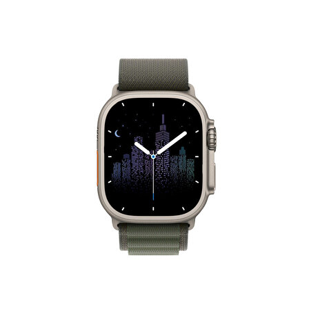 Winex 2024 Watch 8 Pro Max Amoled Ekran Android İos Uyumlu Akıllı Saat Yeşil