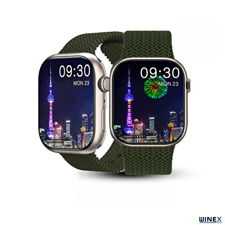 Winex Watch 9 Pro Yeşil Akıllı Saat