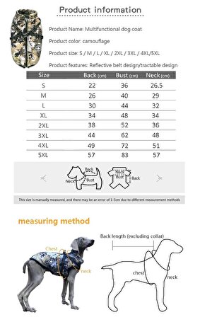 V.Pet.B.R Su Geçirmez Sıcak Köpek Montu Kıyafeti