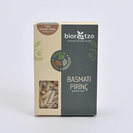 Glütensiz Vegan Basmati Pirinc Fusilli Burgu Makarna 200 g