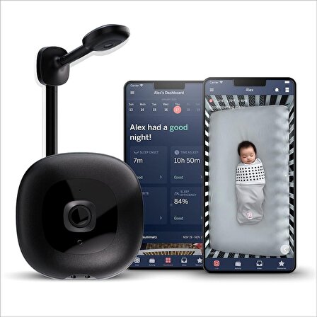 Nanit Pro Akıllı Bebek Kamerası Siyah