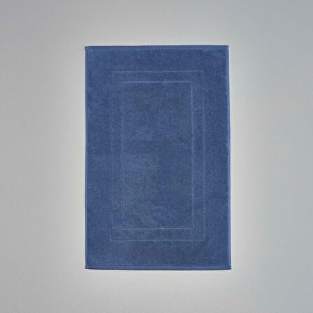 Linens Soft Pamuk 50x80 cm Ayak Havlusu Koyu Mavi