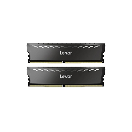 LEXAR THOR GAMING 32GB(2x16GB) DDR4 3200MHz CL16 Dark Grey Ram Bellek LD4BU016G-R3200GDXG