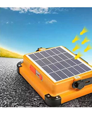 Solar Led 200w Portatif Projektör - Powerbank Özellikli Ct-4698