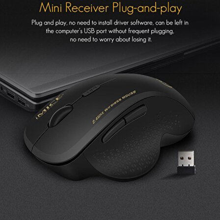 Valkyrie Imice G6 2.4 Wifi Ergonomik Tasarım 5 Tuşlu Sessiz Mouse