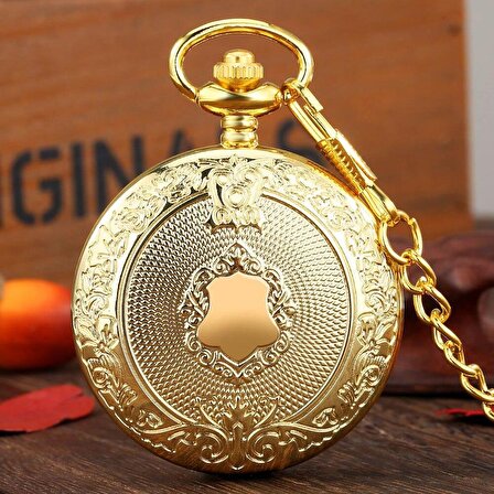 Valkyrie Vintage Royal Zincirli Kutulu Köstekli Saat Altın