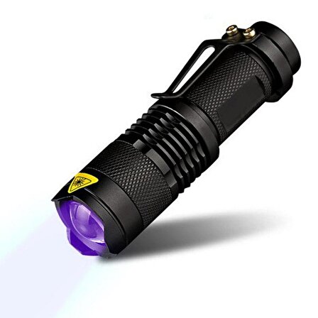 Valkyrie UV Mor Işık El Feneri - 600 Lümens - 3 Mod - Zoom