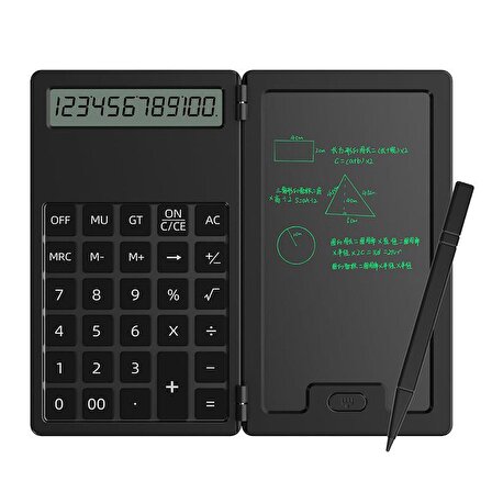 Valkyrie G050 Mini Cep Boy Dijital Çizim Tabletli Stylus Hesap Makinesi Katlanabilir 5 inç