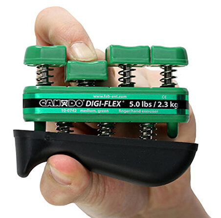 Cando Dıgı-Flex Fınger Exercıser El Parmak Egzersiz Yayı (Yeşil)