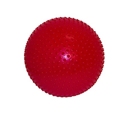 Cando Tırtıklı Pilates Topu - 75 cm - Kırmızı