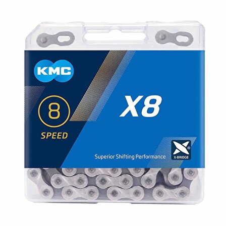 Kmc Zincir X8 Grey 8 Vites Gri Bx08ng114
