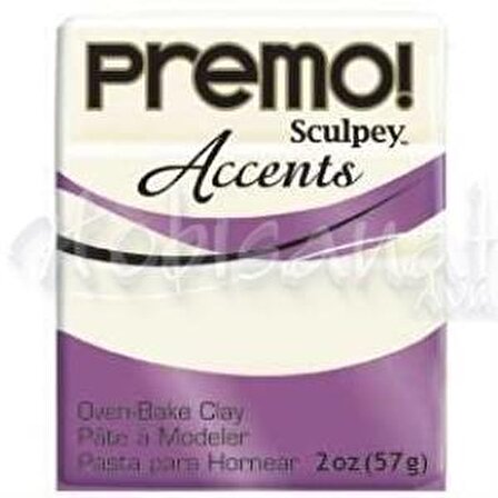 Premo Accents Polimer Kil 57g 5527 White Translucent