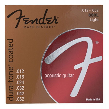 Fender Dura-Tone Coated 80/20 880L 12-52