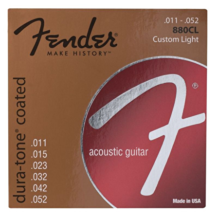 Fender Dura-Tone Coated 80/20 880CL 11-52