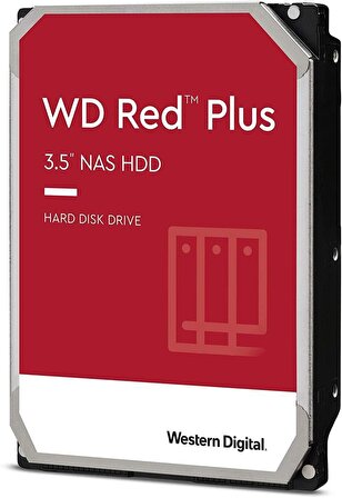 Wd 6TB WD Red Plus NAS Internal Hard Drive HDD - 5640 RPM, SATA 128 MB WD60EFZX Harddisk